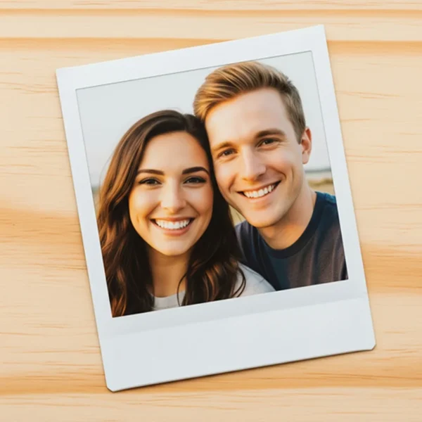 Square Polaroids - custom square polaroid photo prints in clean bordered format by Memoriffy India