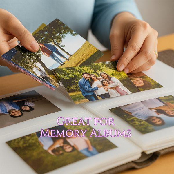 Custom borderless photo prints with text and emoji - Advance Mode by Memoriffy India