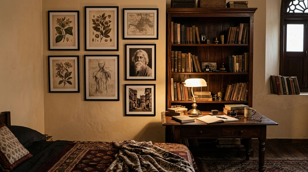 dark academia aesthetic room decor India framed prints