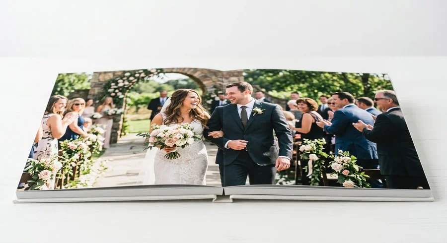 layflat photo book open flat no gutter india wedding album