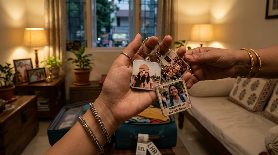 Camera Roll Keychain - for the Person Who's Genuinely Going Far - Farewell & Goodbye Photo Gifts India