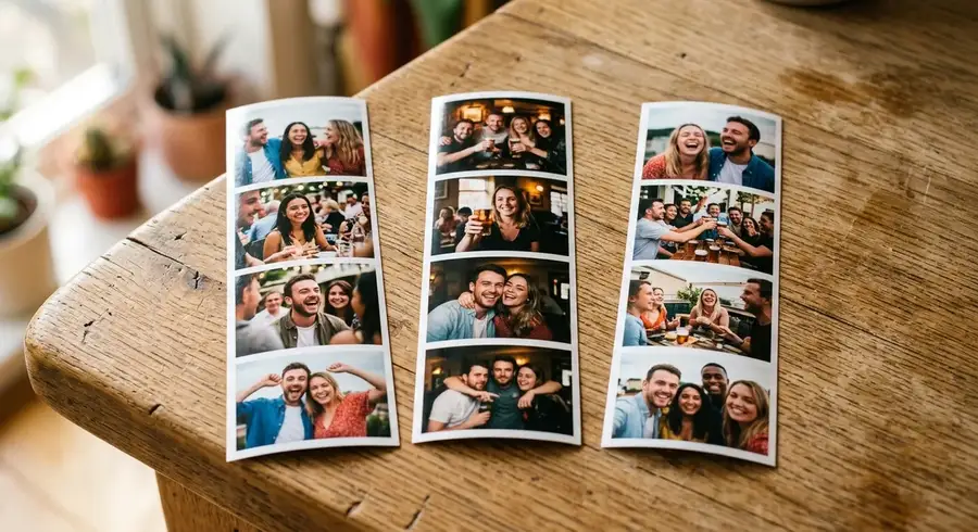 farewell photo strip prints india friend group goodbye gift